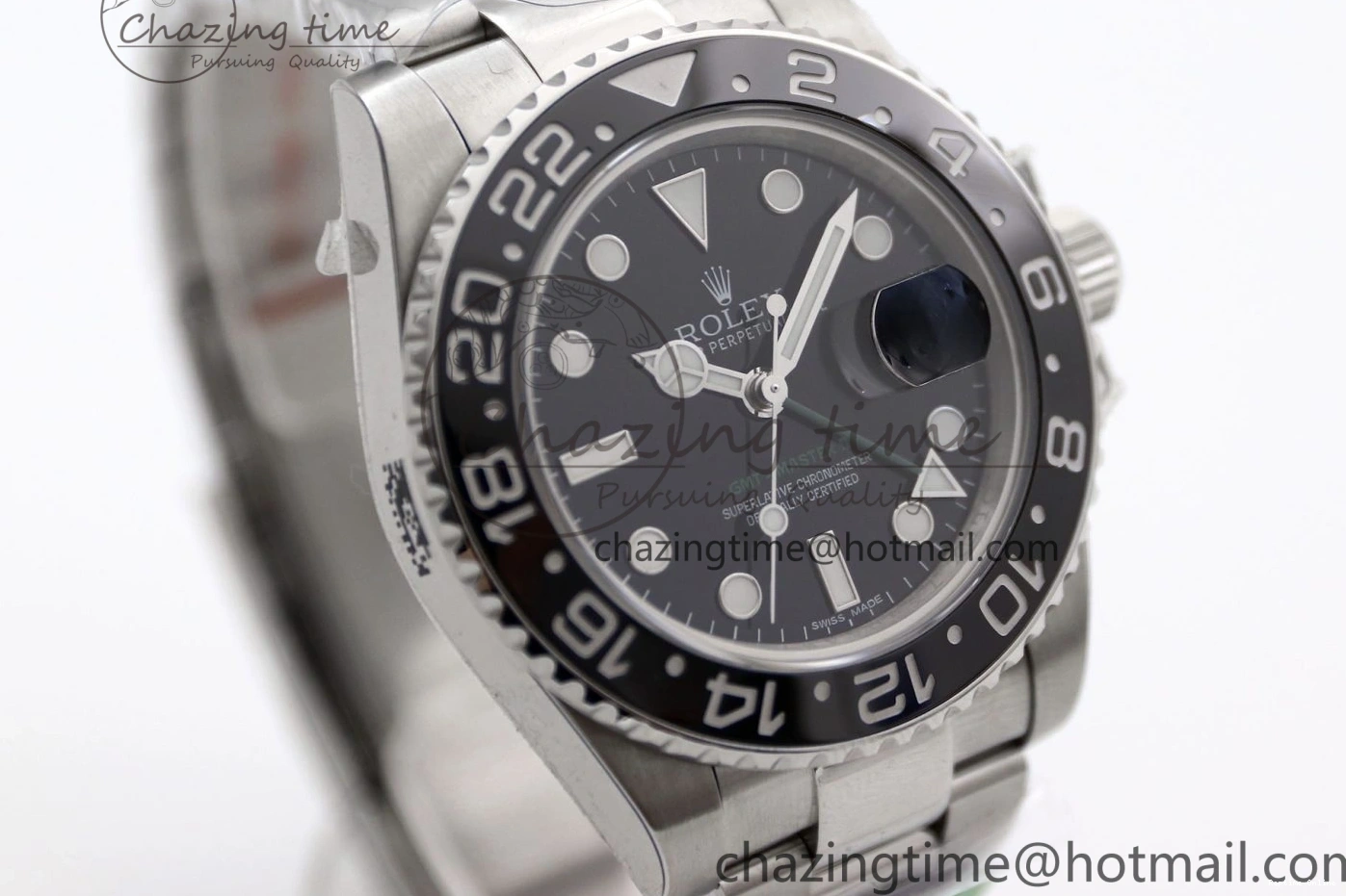 0215 Tailored GMT Master II 116710 LN 904L SS TW+ Best Edition on Oyster Bracelet VR3186 CHS 1980